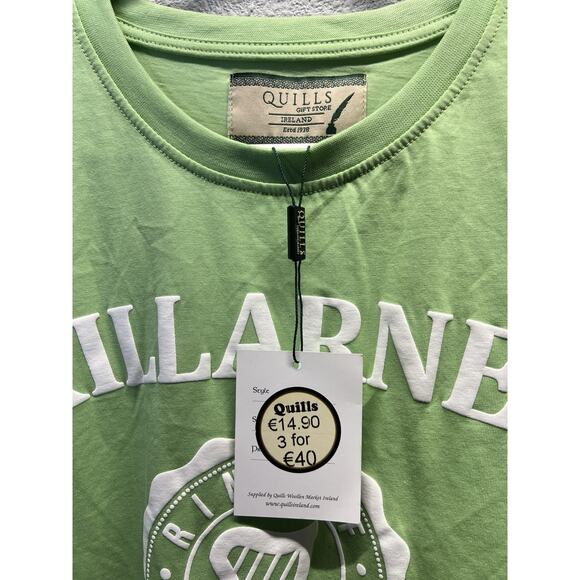 Quills Ireland Killarney Shirt Men’s XL Green Ring of Kerry Tee New with Tags - Picture 4 of 5